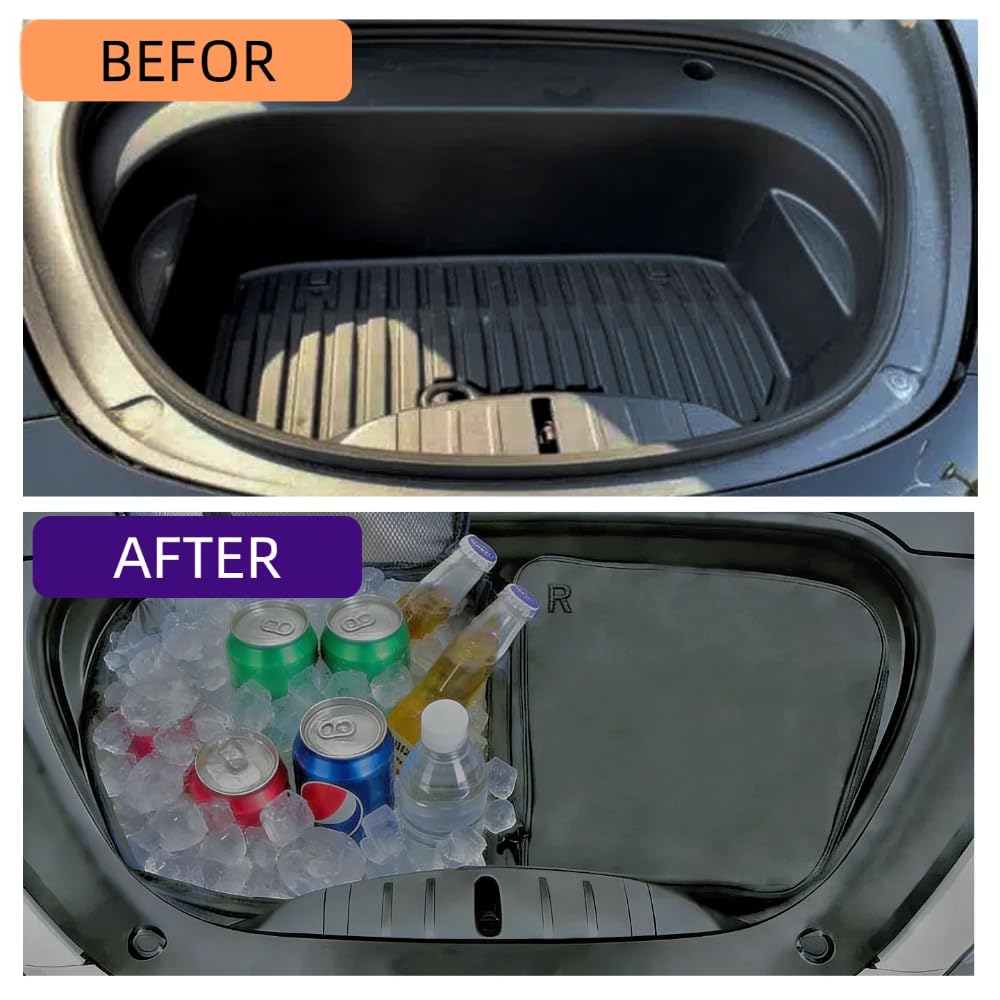 IMETAPLUS frunk cooler folded and nested inside the other for compact storage