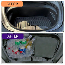 IMETAPLUS frunk cooler folded and nested inside the other for compact storage