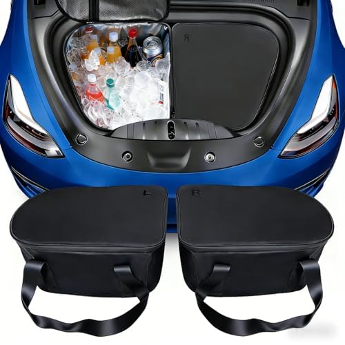 IMETAPLUS front view showing two frunk coolers organized for neat storage