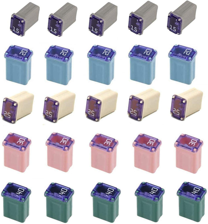 imjl TAITONG front packaging showing 25-pack and amp range for quick selection