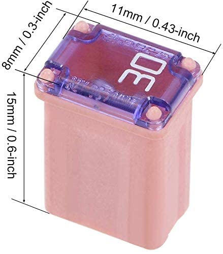 imjl TAITONG micro fuses installed in a vehicle fusebox demonstrating fit