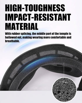 immoono soft foam seal detail demonstrating comfortable windproof cushioning