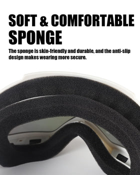 immoono goggles paired with a helmet illustrating helmet-compatibility benefit