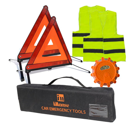 iMonse front packaging showing full safety kit and clear organization benefits