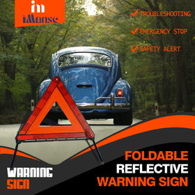 iMonse LED flare in hand illustrating bright active light for safer roadside signaling