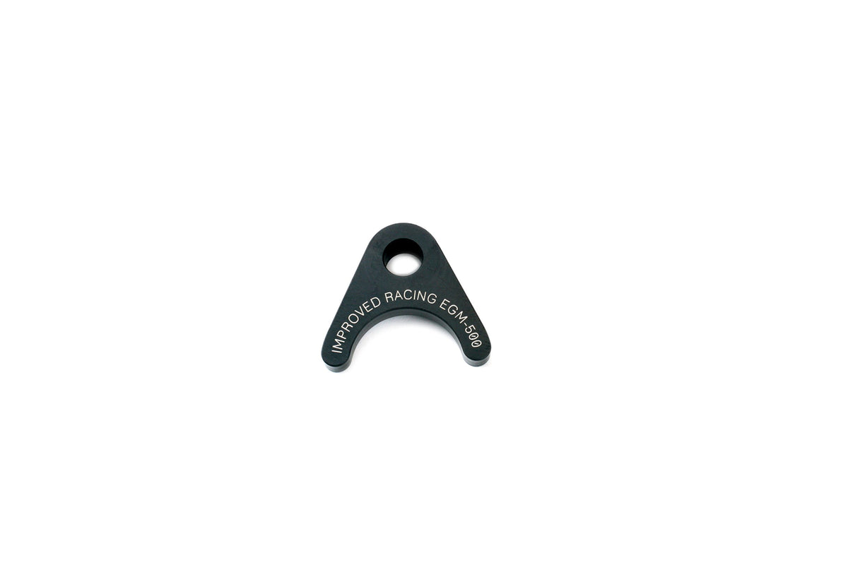 Improved Racing EGM-500 close-up of machined 6061-T6 aluminum surface highlighting precision fit and strength