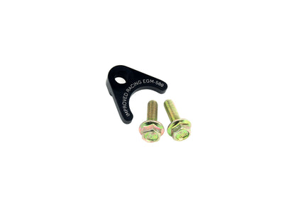 Improved Racing EGM-500 front view showing three-bolt flange and anodized finish for durable reinforcement