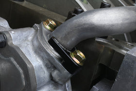 Improved Racing EGM-500 packaging and laser-marked part label showing lifetime warranty and USA manufacturing benefit