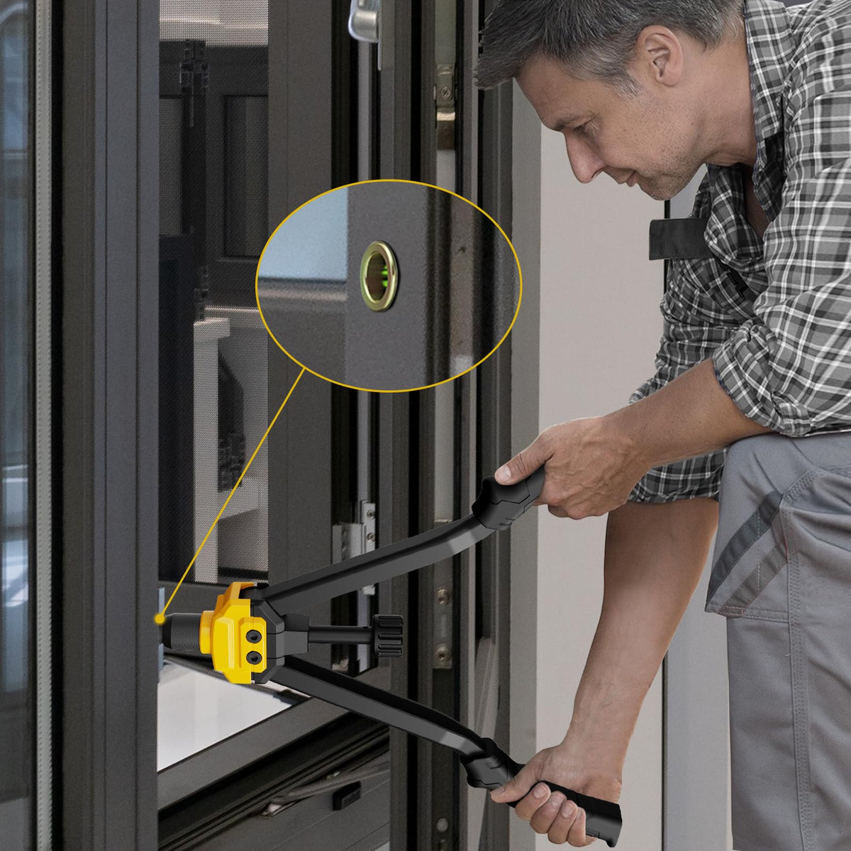 IMQUALI open blow-molded case with organized compartments for easy transport
