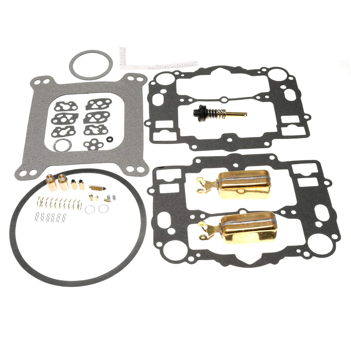 imUfer front packaging of carburetor rebuild kit showing complete contents, assures compatibility