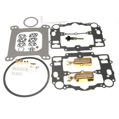 imUfer front packaging of carburetor rebuild kit showing complete contents, assures compatibility