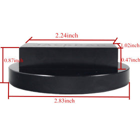 imUfer close-up of textured rubber base for improved jack grip and safety