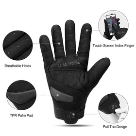 INBIKE palm detail with TPR pad for abrasion resistance benefit