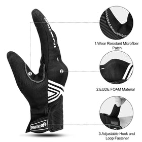 INBIKE hard knuckles detail demonstrating impact protection and safety