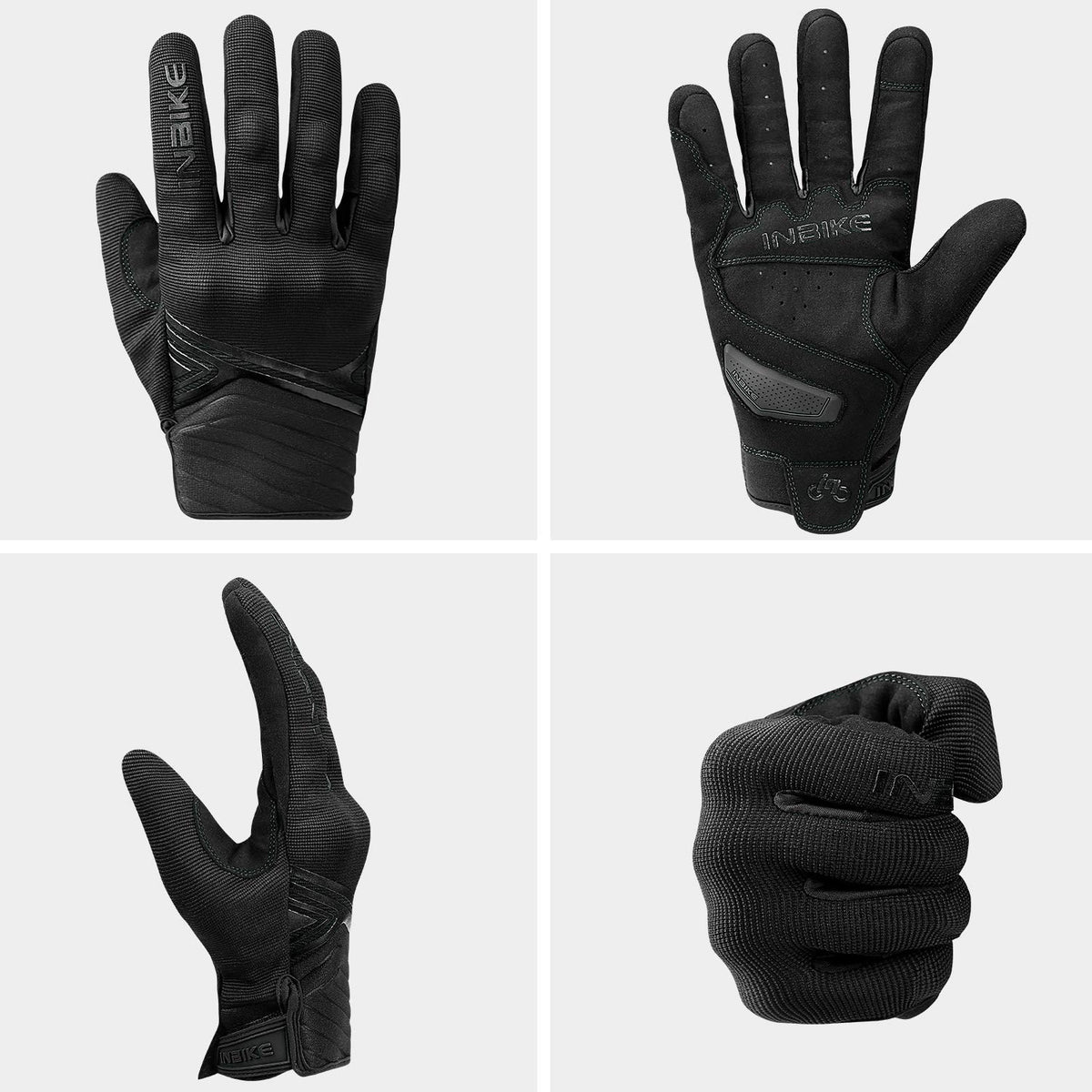 INBIKE wrist hook and loop with pull tab for quick on off