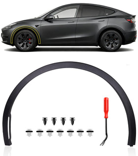INCEPRIPARI front view of driver-side fender trim showing clean OEM fit