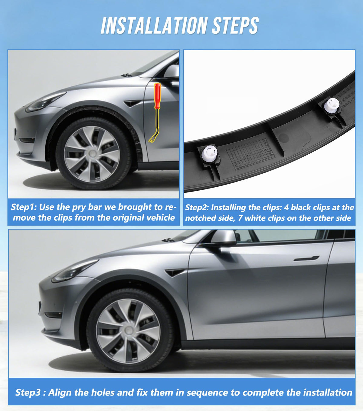 INCEPRIPARI installed on a Tesla Model Y illustrating restored appearance
