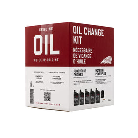 Indian Motorcycle 15W-60 oil bottle front label for high-heat protection