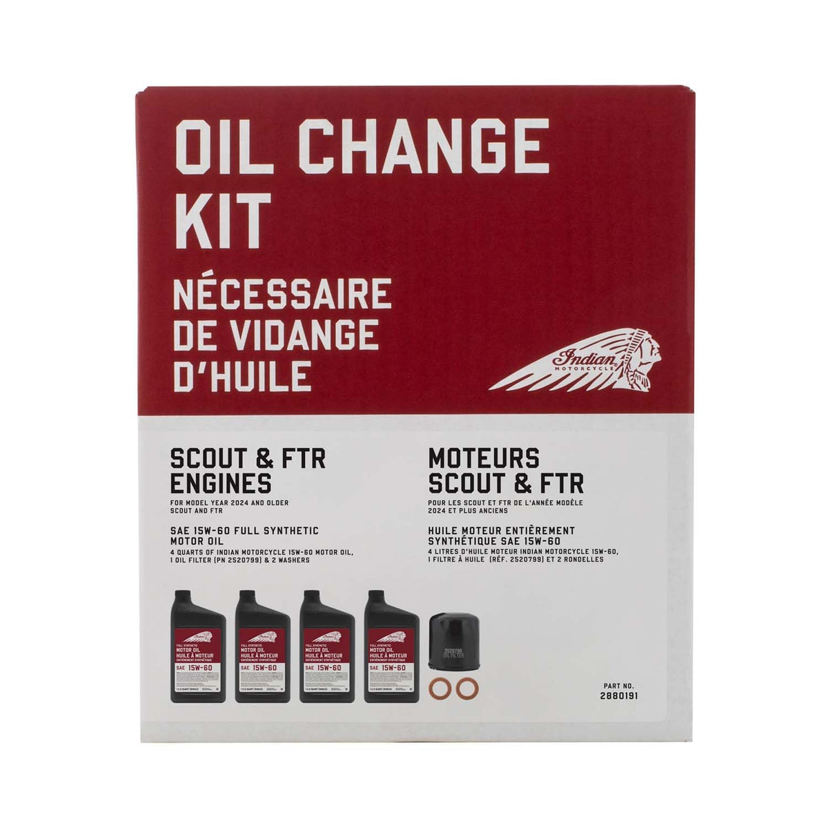 Indian Motorcycle oil change scene in use demonstrating straightforward DIY maintenance