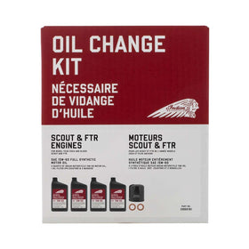 Indian Motorcycle oil change scene in use demonstrating straightforward DIY maintenance