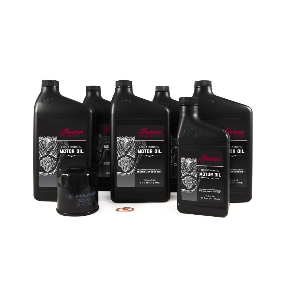 Indian Motorcycle oil filter detail demonstrating fit and filtration benefit
