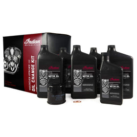 Indian Motorcycle 20W-40 quart bottle closeup label showing formula benefits