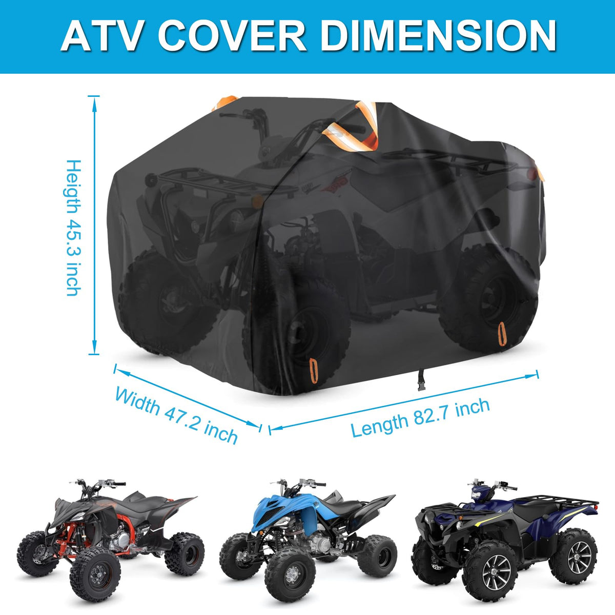 INEZARI folded cover in storage bag for compact transport and easy storage