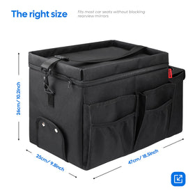 INFIVITA open insulated lid showing cooler compartment, helps keep drinks temperate