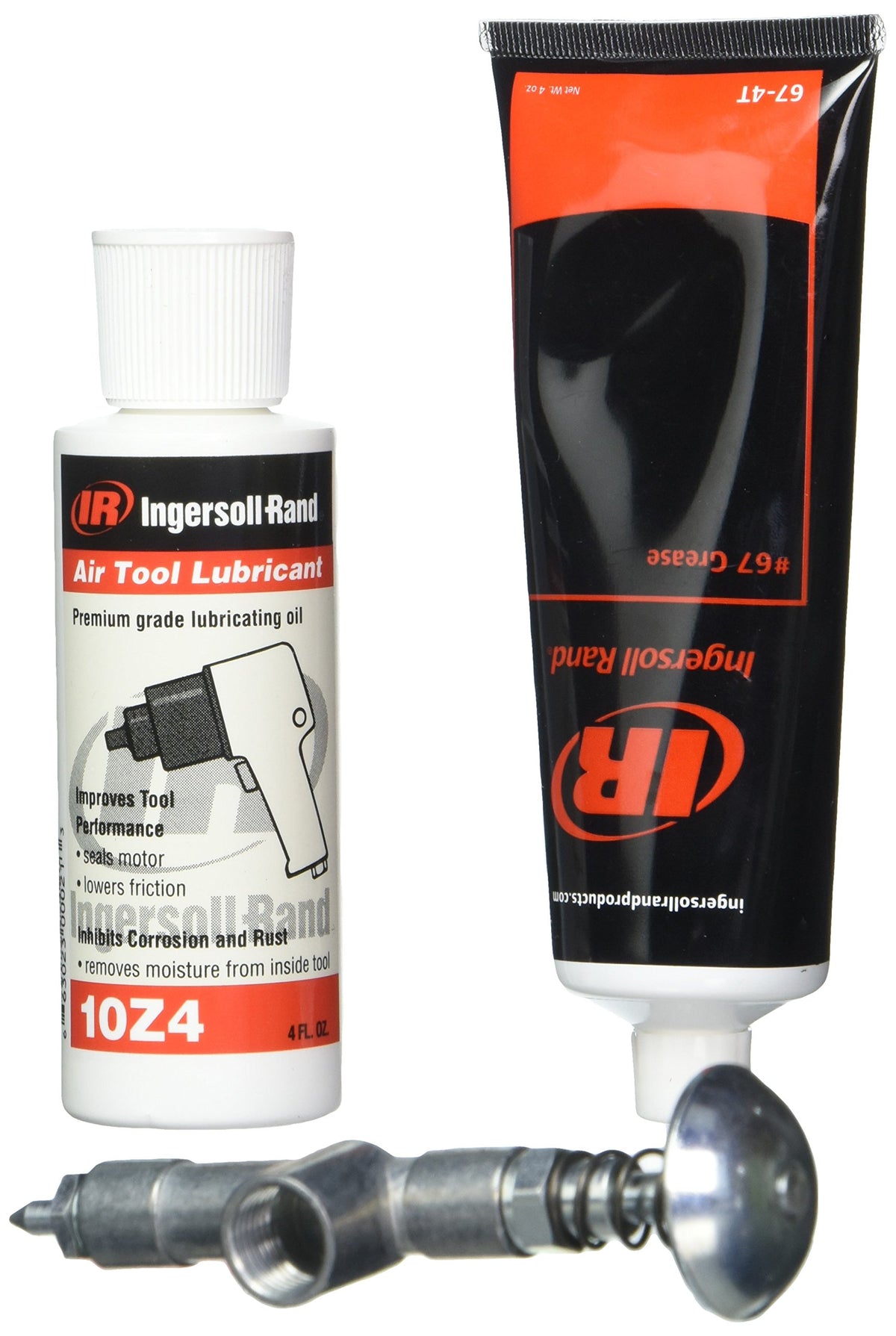 Ingersoll Rand front packaging showing kit components and compact storage benefit