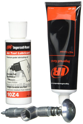 Ingersoll Rand front packaging showing kit components and compact storage benefit