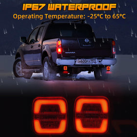 inhtgeas in use on boat trailer at dusk improving rear visibility during towing