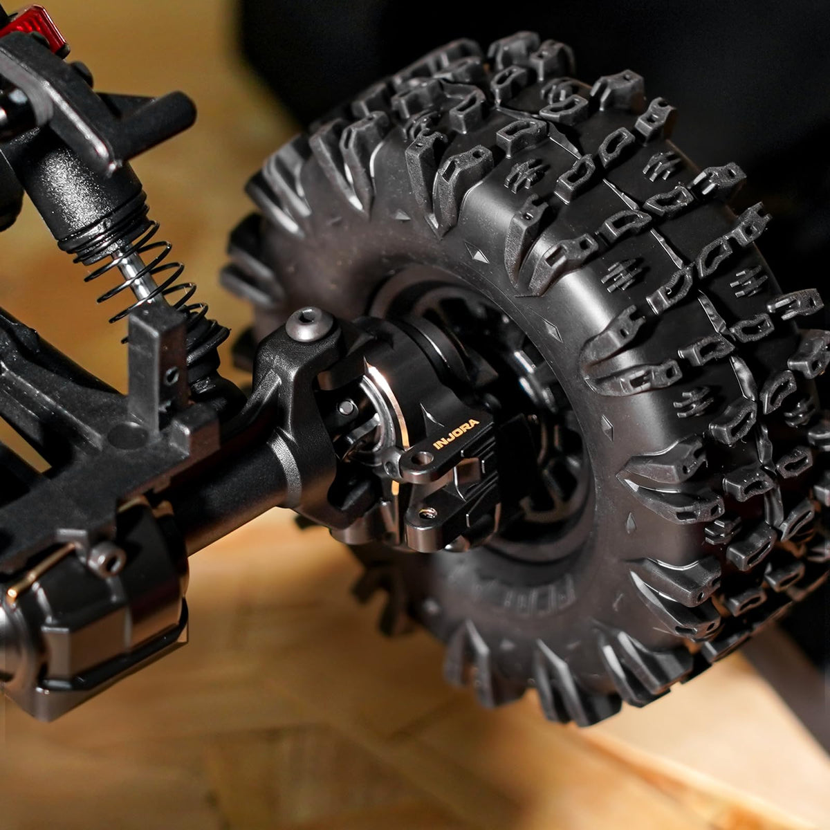 INJORA product packaging with hardware illustrating complete bolt-on upgrade kit