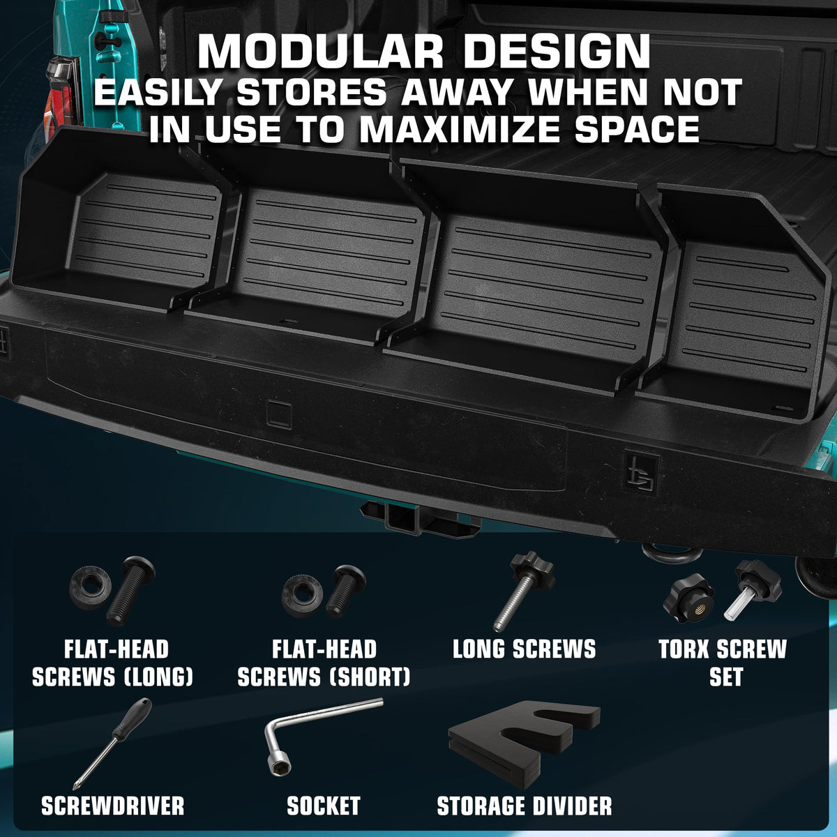 InnoCaptain with gear illustrating 68L capacity for tools and supplies