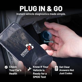 Innova 1000 app screen with live data on phone providing real-time diagnostics