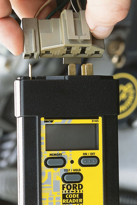 Innova 3145 digital display close-up showing numeric trouble codes for faster diagnosis