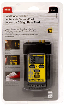 Innova 3145 next to a hand and ruler showing compact size for workshop portability