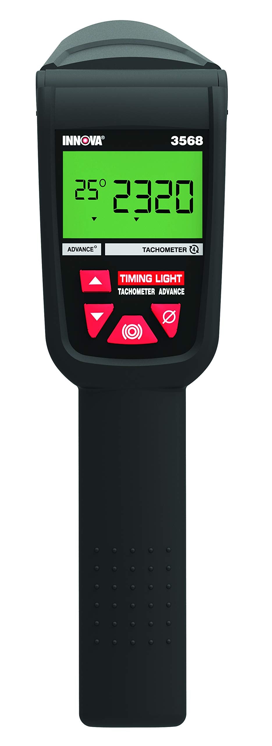 Innova 3568 rotating barrel detail for tight-access timing mark alignment