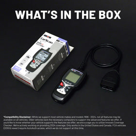 Innova 5110 held in hand to show compact scale and portability