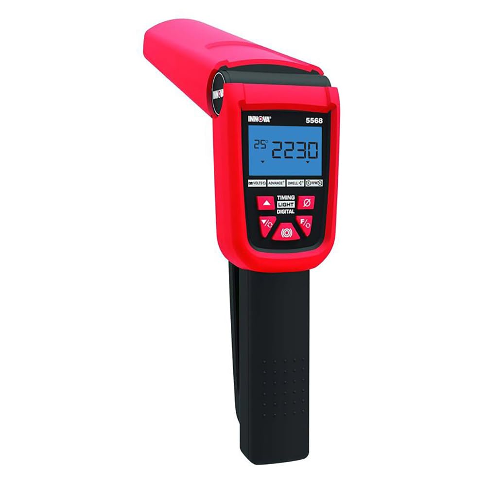 Innova 5568 front display showing digital readings for quick diagnostics