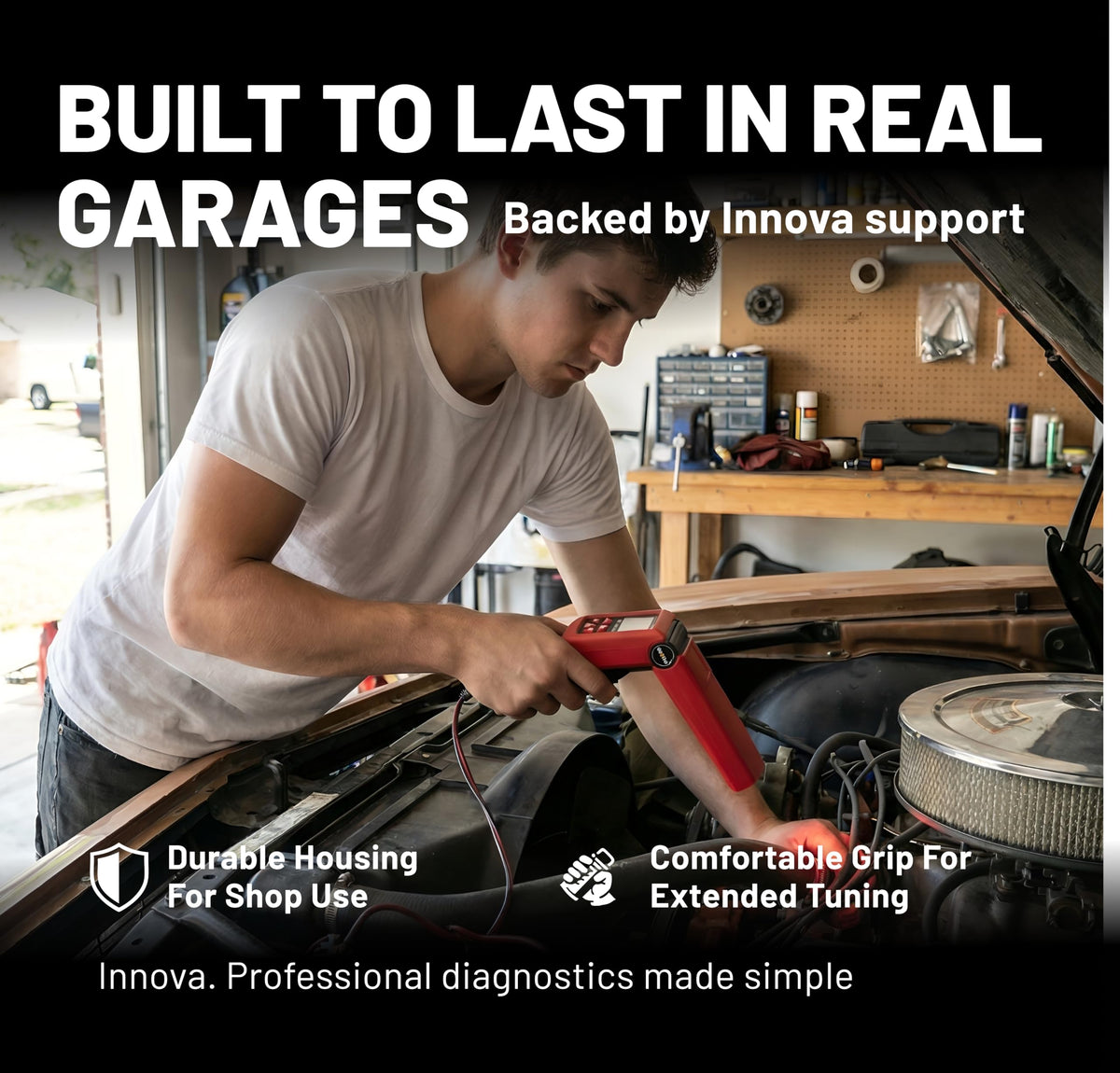 Innova 5568 molded storage case and accessories for organized transport