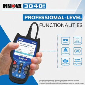Innova 3040RS live data stream view helping monitor RPM and sensors in real time