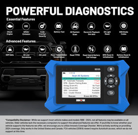 Innova SD35 held in hand to show compact size and portability advantage