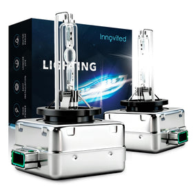 Innovited D3S front view showing bulb shape and compatibility benefits