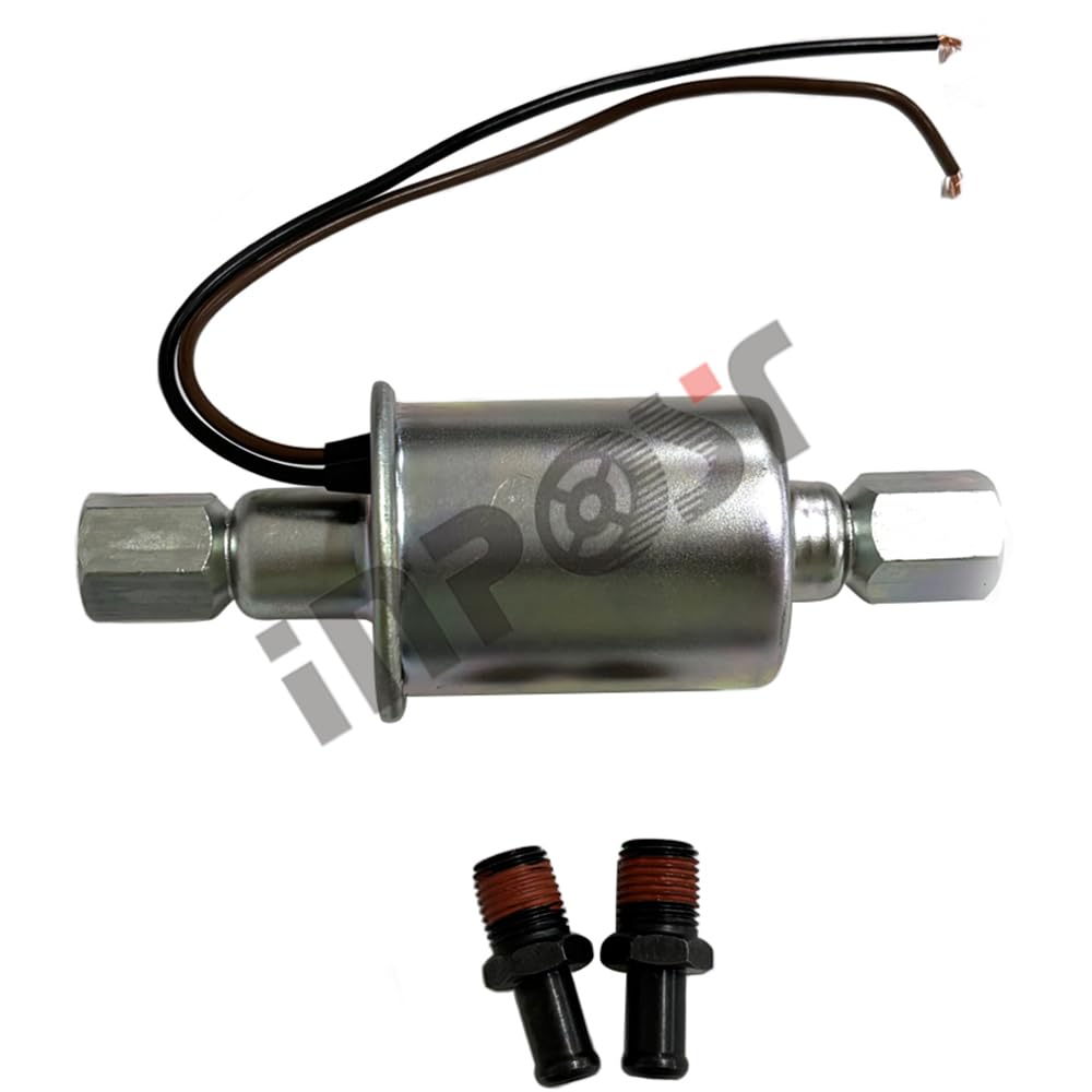 INPOST E8090 close-up of 3/8 inch inlet outlet connectors for leak-free seal