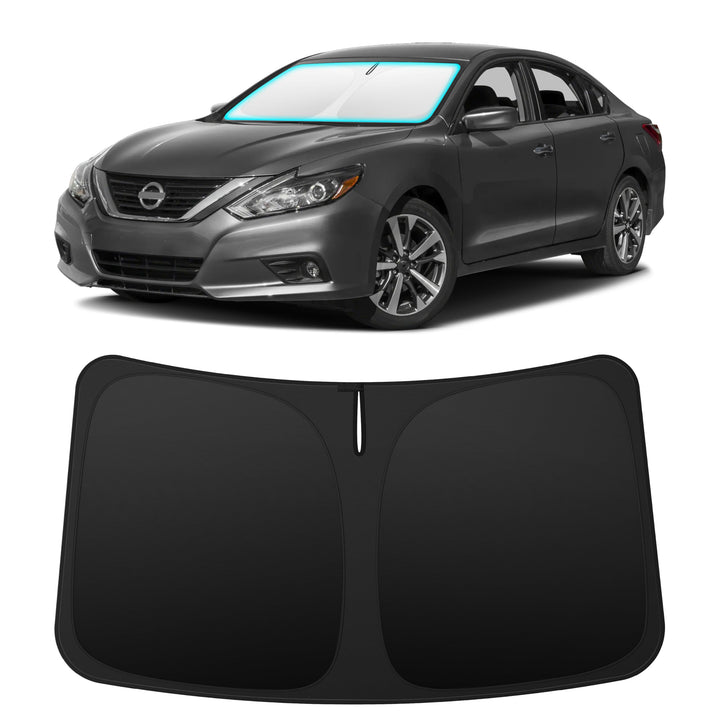 INSAUTO front windshield fit showing full coverage and precise protection