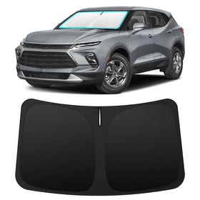 INSAUTO front installed on Blazer windshield showing perfect fit and sun protection