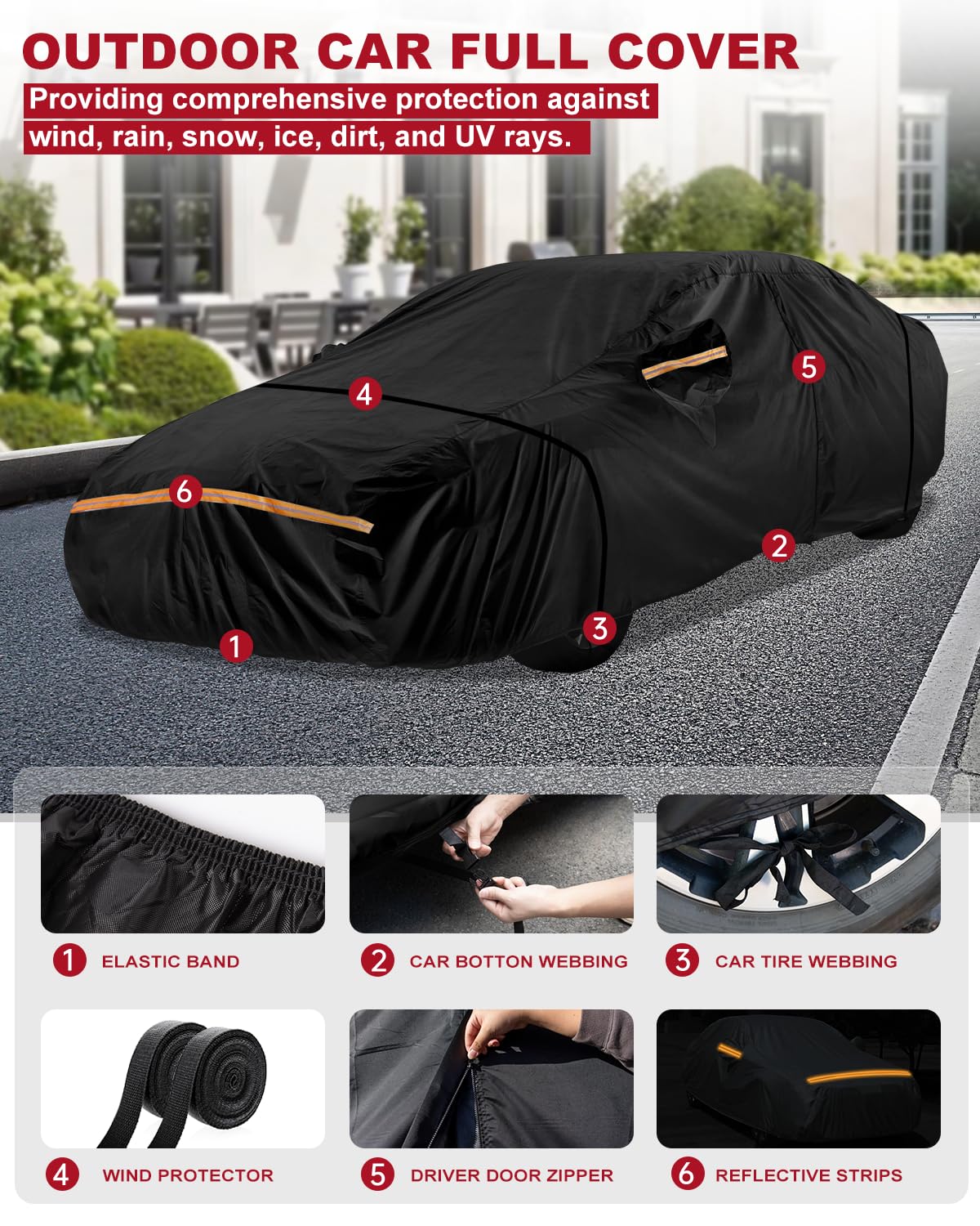INSAUTO cover installed on Corvette side profile demonstrating precise fit