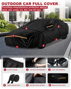 INSAUTO cover installed on Corvette side profile demonstrating precise fit