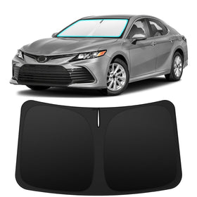 INSAUTO front-fit Camry windshield shade protecting interior from sun