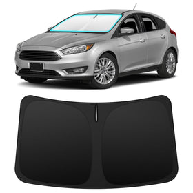 INSAUTO front-fit windshield shade covering Ford Focus protecting interior from sun
